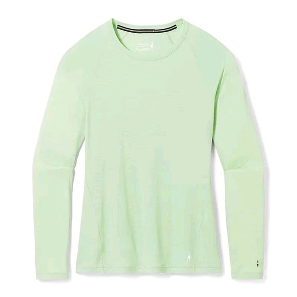 Smartwool Women's Classic All-Season Merino Base Layer Long Sleeve Pistachio S - Picture 6 of 6